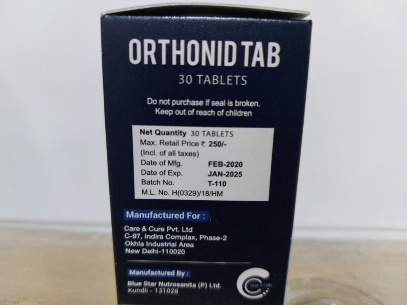 Orthonid tab -30 tablet (Care & Cure Pvt. Ltd) - Image 3