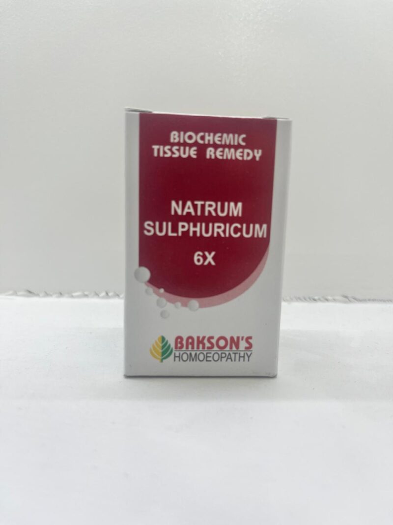 Natrum Sulphuricum 6X By Bakson's Homeopathy